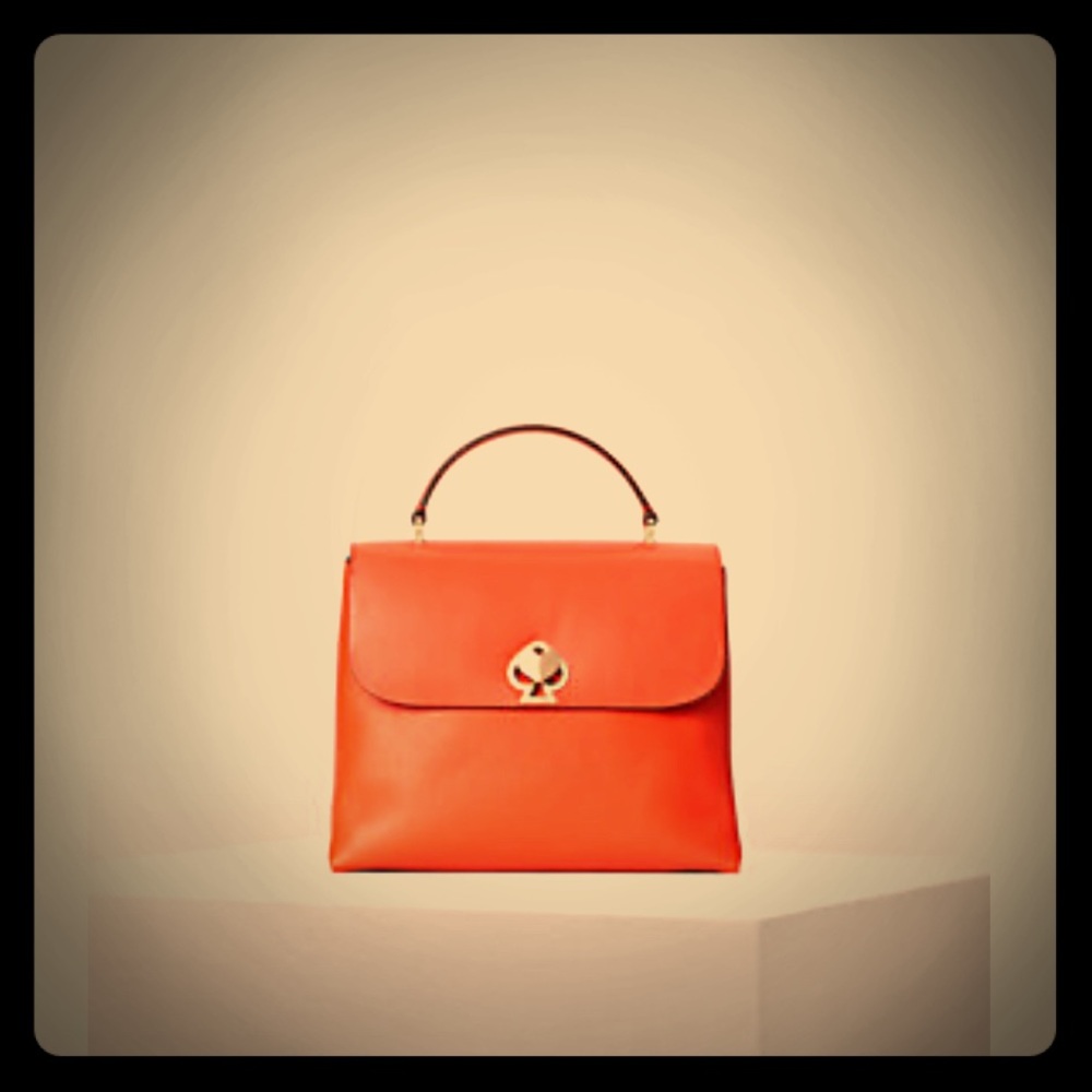 Kate Spade - Orange Romy medium top handle bag